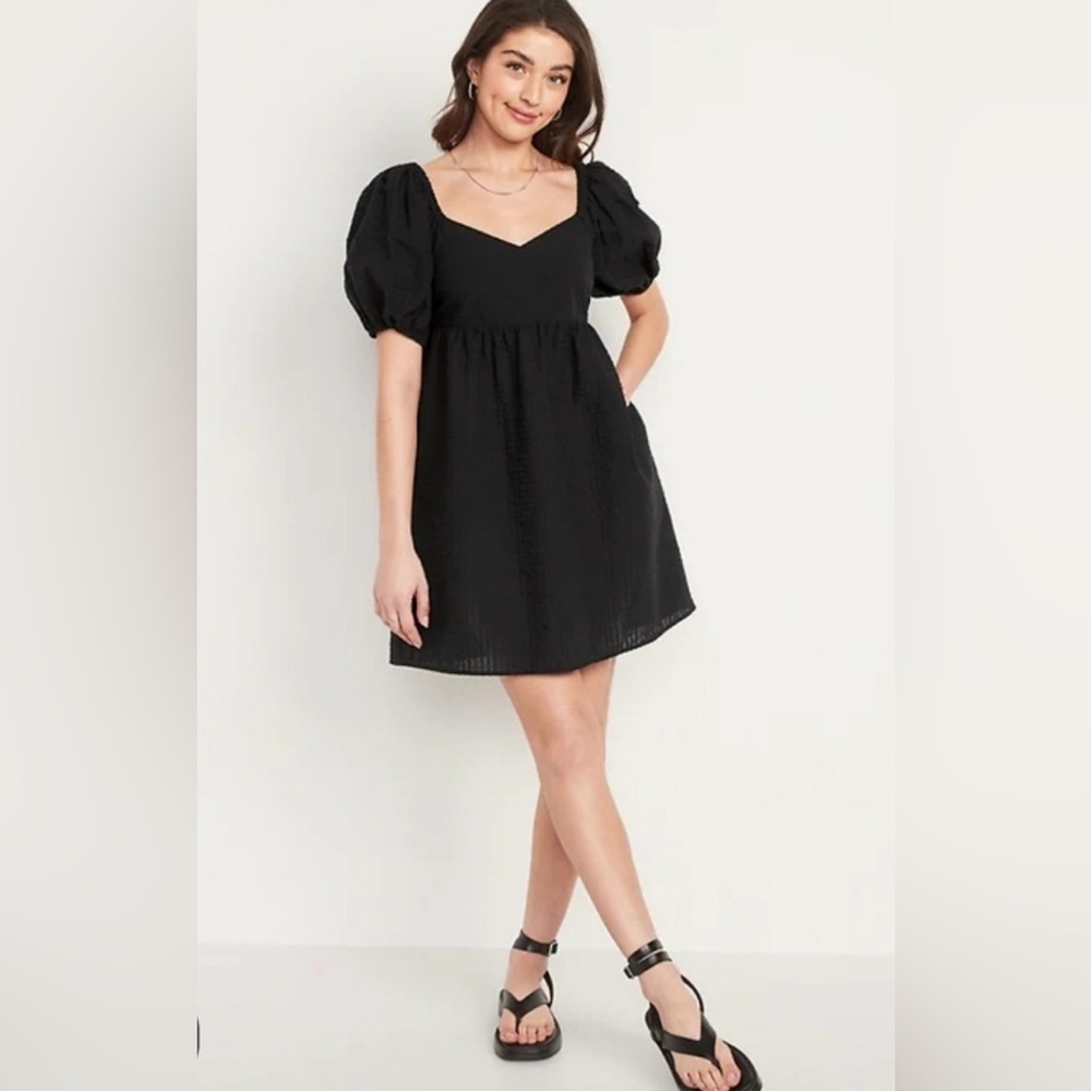 Old Navy Elegant Black Mini Dress